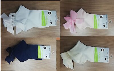 Foto di CALZA BIMBA TAGLIO VIVO FIOCCO