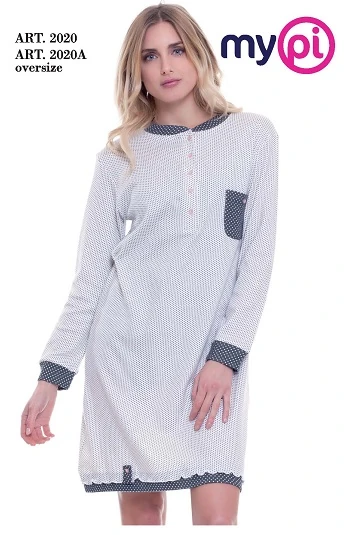 PIGIAMA CANOTTA DONNA OVER MYPI 100% COTONE
