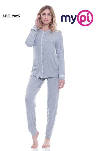PIGIAMA DONNA APERTA MYPI 100% VISCOSA