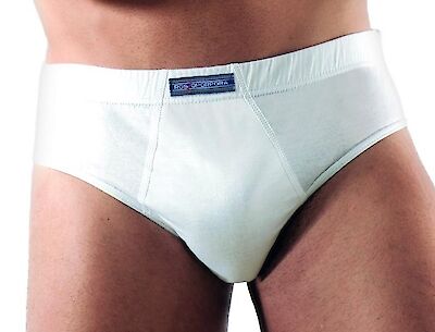 Foto di SLIP UOMO SINGOLO BIANCO TAG.L5 90% COTONE 10% ELASTAN