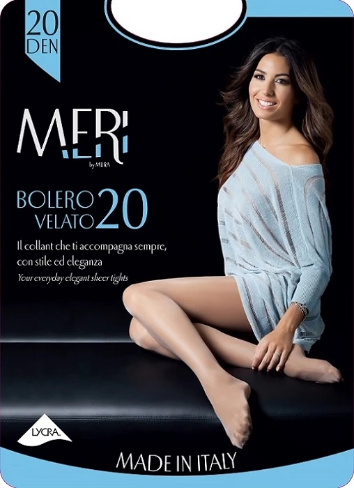 CALZA BOLERO COLLANT VEL.COL.NERO 20 DEN.TG 4-L