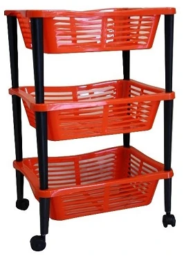 Foto di CARRELLO 3 RIPIANI IN PLASTICA