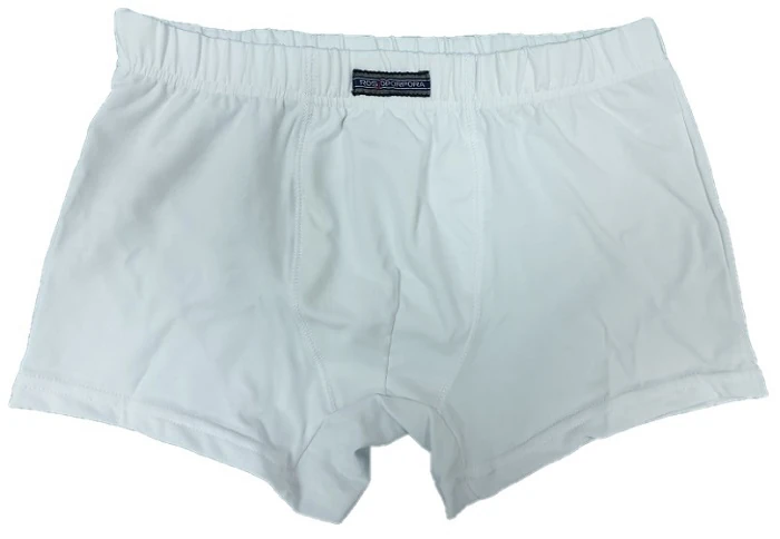 BOXER/SLIP UOMO SINGOLO BIANCO/NERO TAG.S3 COTONE ELASTAN