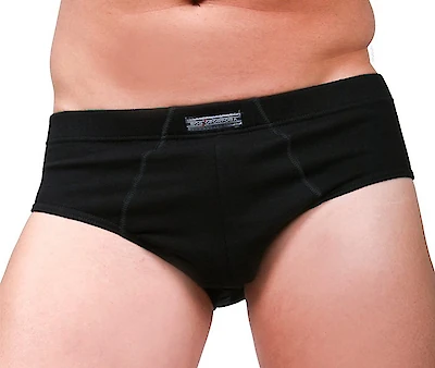 Foto di SLIP UOMO SINGOLO NERO TAG.XXL7 90% COTONE 10% ELASTAN