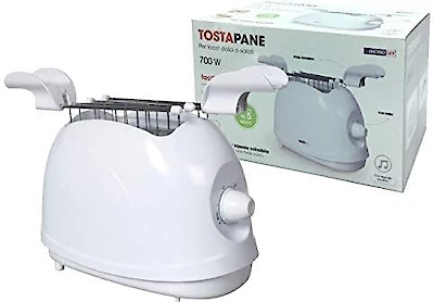 Foto di TOSTAPANE 700W C/PINZE BIANCO