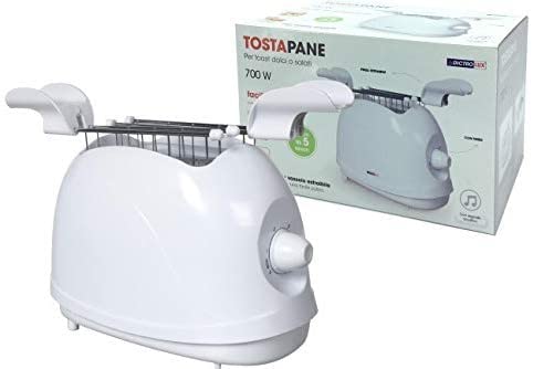 TOSTAPANE 700W C/PINZE BIANCO