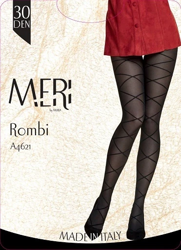 CALZA COLLANT ROMBI EBANO TAG.1-2