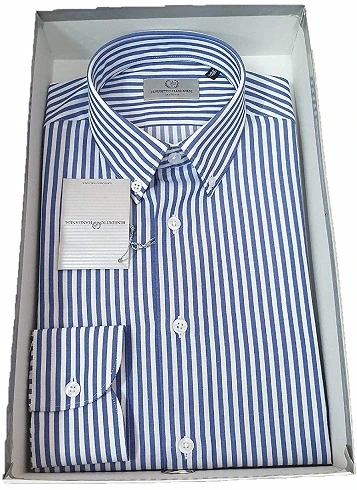 CAMICIA UOMO ART.10687 MOD.239 B.D.RIGATO MIS.37-47
