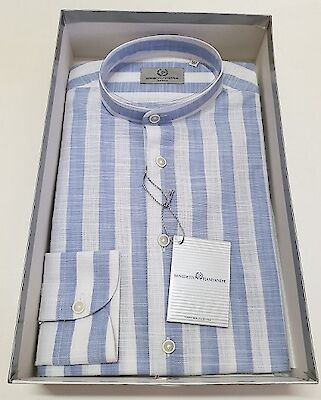 Foto di CAMICIA UOMO ART.GIG MOD.COREANA CELESTE MIS.37-44