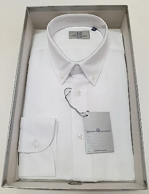 Foto di CAMICIA UOMO ART.LINO MOD.239 B.D. BIANCO MIS.37-47