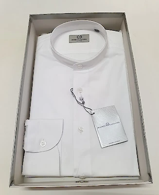 Foto di CAMICIA UOMO ART.POP MOD.COREANA BIANCO MIS.37-47