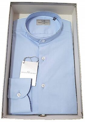 Foto di CAMICIA UOMO ART.POP MOD.COREANA CELESTE MIS.37-47