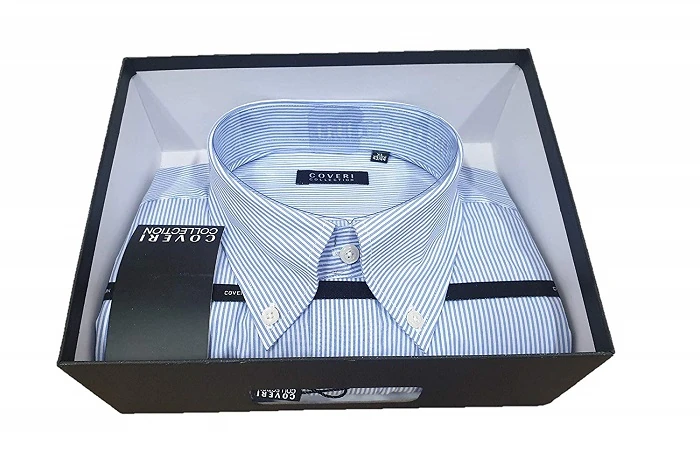 CAMICIA UOMO MAN.LUN. COVERI COL. BOT.DOWN F.1 TAG.XL