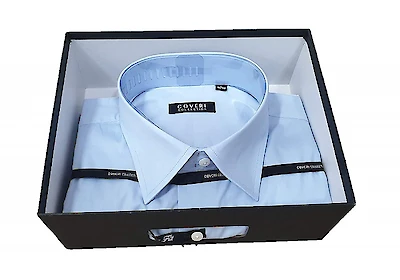 Foto di CAMICIA UOMO MAN.LUN. COVERI COL. COLLO CLAS.CIE.TAG.XL