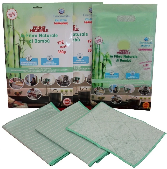 PANNO BAMBOO 2PZ 40X50+1PZ 20X25 350GR