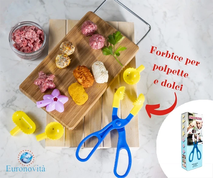 FORBICE PLASTICA PER POLPETTE E DOLCI