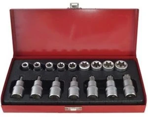 Foto di INSERTI A BUSSOLA TORX SET 19PZ
