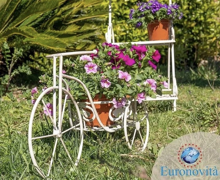 FB PORTA PIANTE BICICLETTA 3 CESTINI