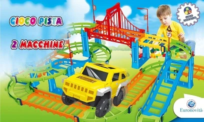 GIOCO PISTA 91PZ 2 MACCHINE