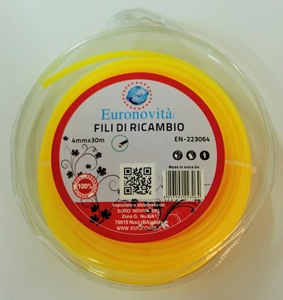 BOBINA 4MMX30M FILI DI RICAMBIO ARANCIO IN BLISTER