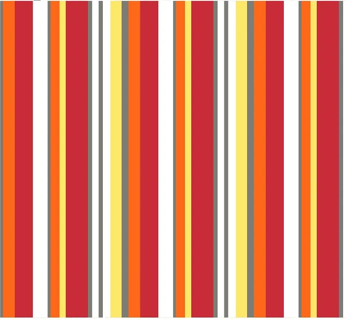 TESSUTO POLICOTONE H.140CM 140GSM RIGATO ARANCIO