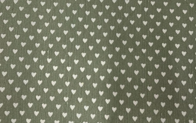 TESSUTO POLICOTONE H.140CM 140GSM CUORI VERDE