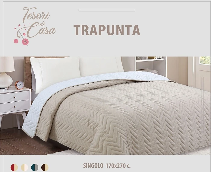 TRAPUNTA PER LETTO SINGOLO*