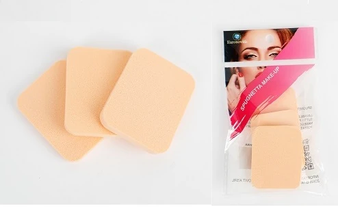 SPUGNETTE MAKEUP 3 PZ RETTANGOLARI