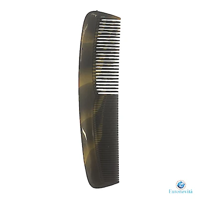 Foto di PETTINE DENTI STRETTI+LARGHI TARTARUG. NERO/ORO