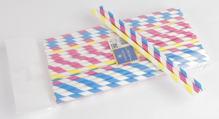 CANNUCCE CARTA CF.25 PZ. A STRISCE