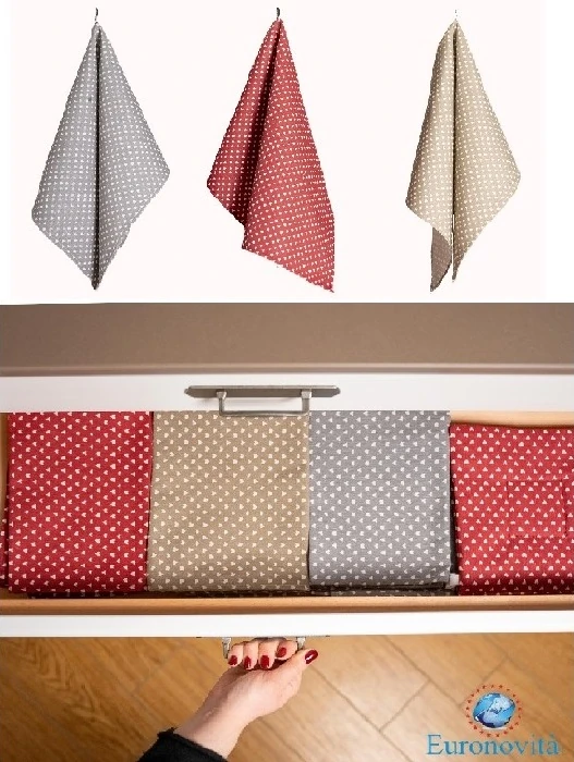 CANOVACCIO SET 3PZ 50X70CM COL.ASS.