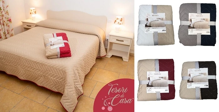 TRAPUNTA PER LETTO MATRIMONIALE