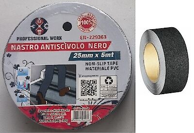 Foto di NASTRO ANTISCIVOLO NERO 25MM DA MT.5