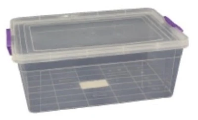 Foto di BOX STORAGE RETTANGOLARE TRASPARENTE 20LT 47X31X19,5CM (*)