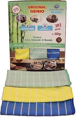 Foto di PANNO BAMBU SET 3PZ.40X40CM 350GR IN SCATOLA
