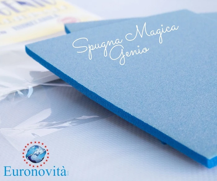 SPUGNETTA ABRASIVA COPPIA BLUE 11,5X14X0,5CM