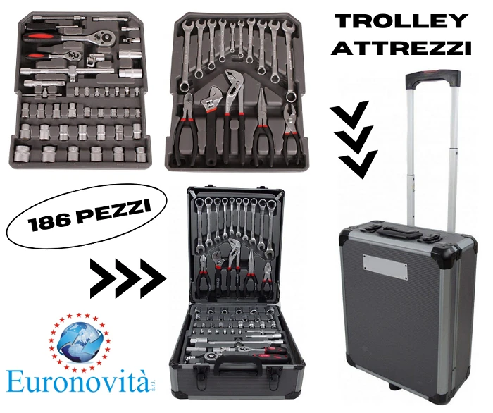 TROLLEY 186PZ C/CHIAVI FISSE