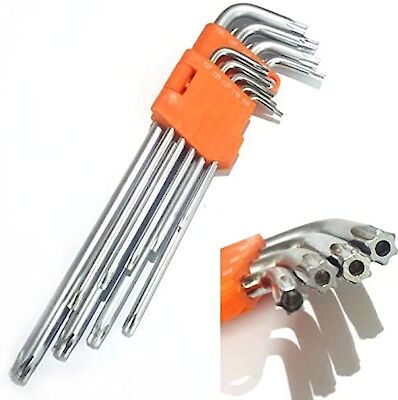 Foto di CHIAVI XL ATTACCO TORX SET 9PZ