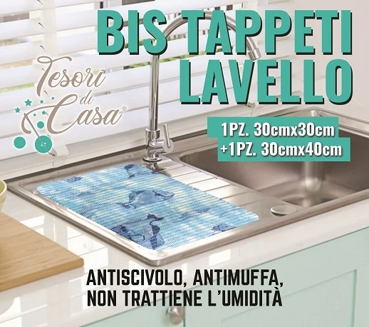 TAPPETO SOFT LAVELLO BIS 30X30-30X40CM