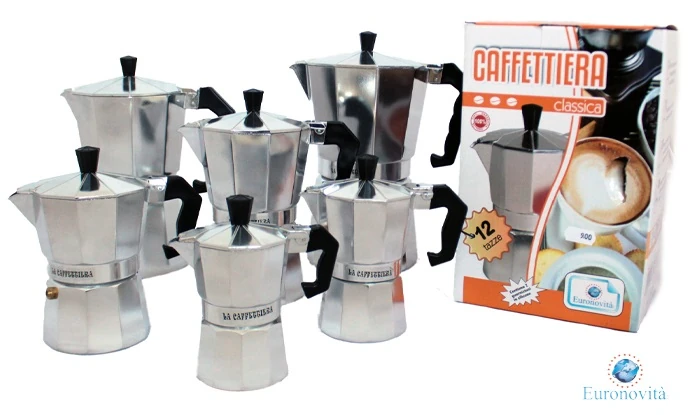 CAFFETTIERA ALLUMINIO 1/2TZ