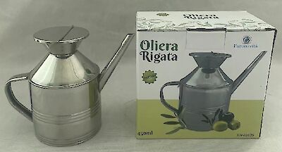 Foto di OLIERA RIGATA 8CM IN ACCIAIO