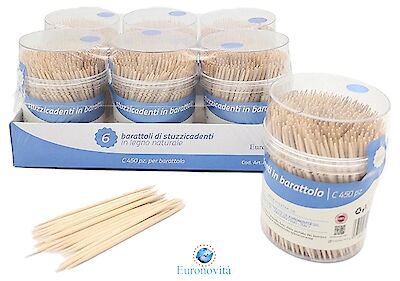 Foto di STUZZICADENTI 450PZ IN BARATTOLO