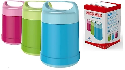 Foto di PORTAVIVANDE PLAST. 1,00LT COL. ASS.TI