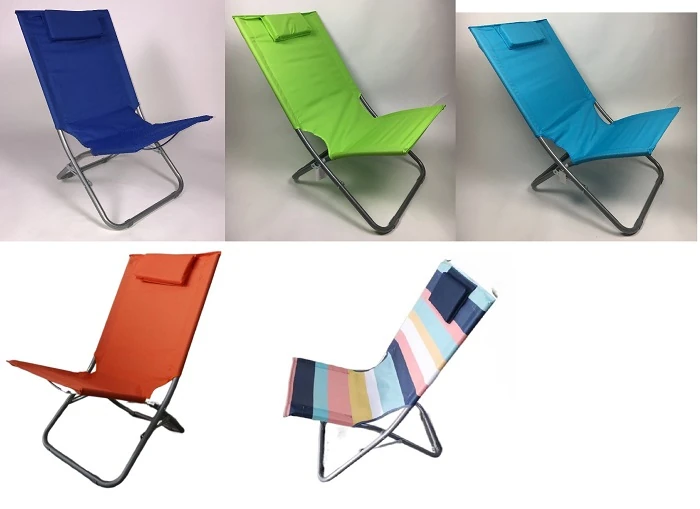 SEDIA AMACA C/CUSCINO TUBO 22mm cm. 63X48X78 ABCDEFGHILMNOPQ