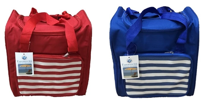 BORSA TERMICA SILVER 18LT 30X18X32CM POLIESTERE 600D INT.SIL