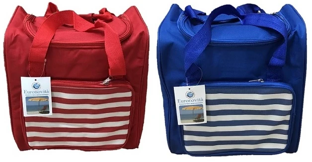 BORSA TERMICA SILVER 24LT 34X20X35CM POLIESTERE 600D INT.SI