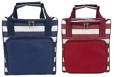 Foto di BORSA TERMICA YUKI 8LT 26X16X21CM POLIESTERE 600D INT.SILVER