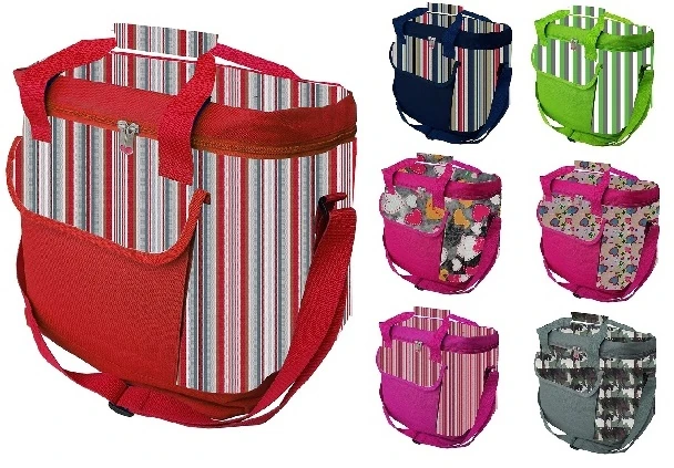 BORSA TERMICA YUKI 18LT 30X15X30CM POLIESTERE 600D INT.SILVE