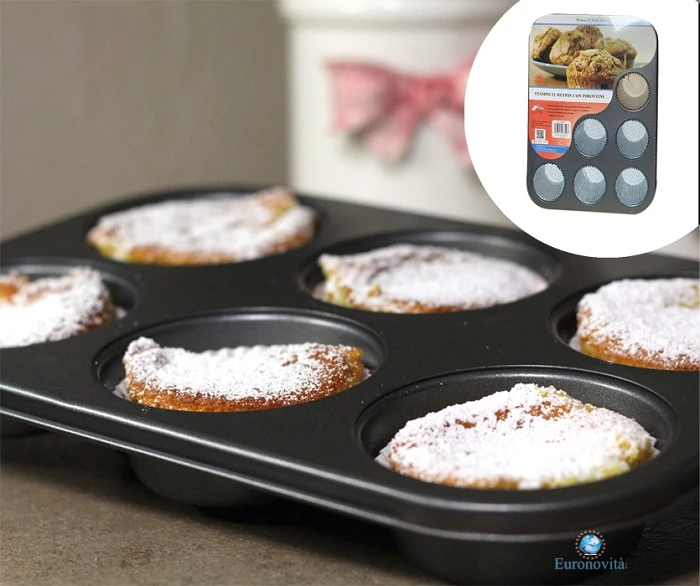 FORMINA STAMPO 12 MUFFIN C/PIROT. 35,5X26,5X3CM