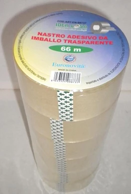 Foto di NASTRO DA IMBALLO TRASPARENTE SFUSO 66MT H.4,8CM 40M